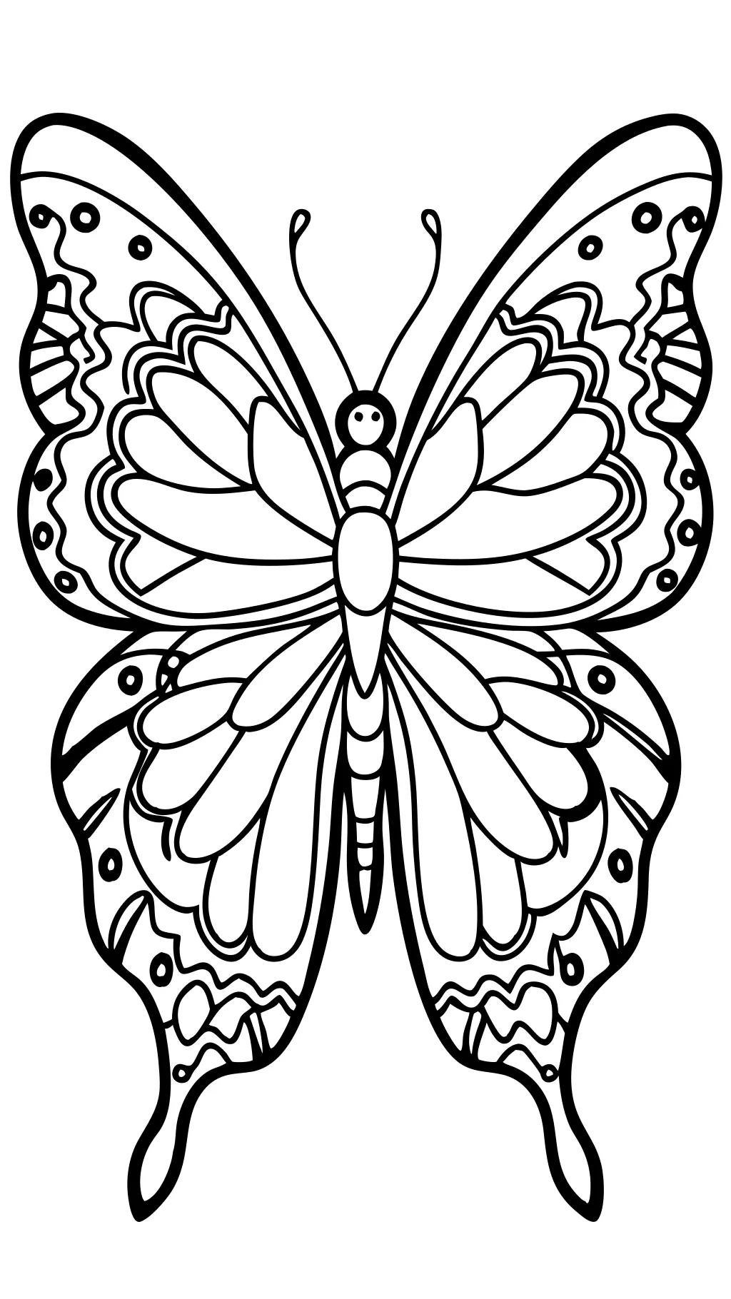 Páginas para colorear de mariposa gratis